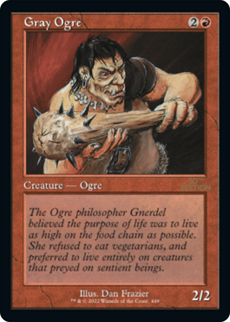 Image of Gray Ogre (Retro Frame) (30A-449) - 30th Anniversary Edition