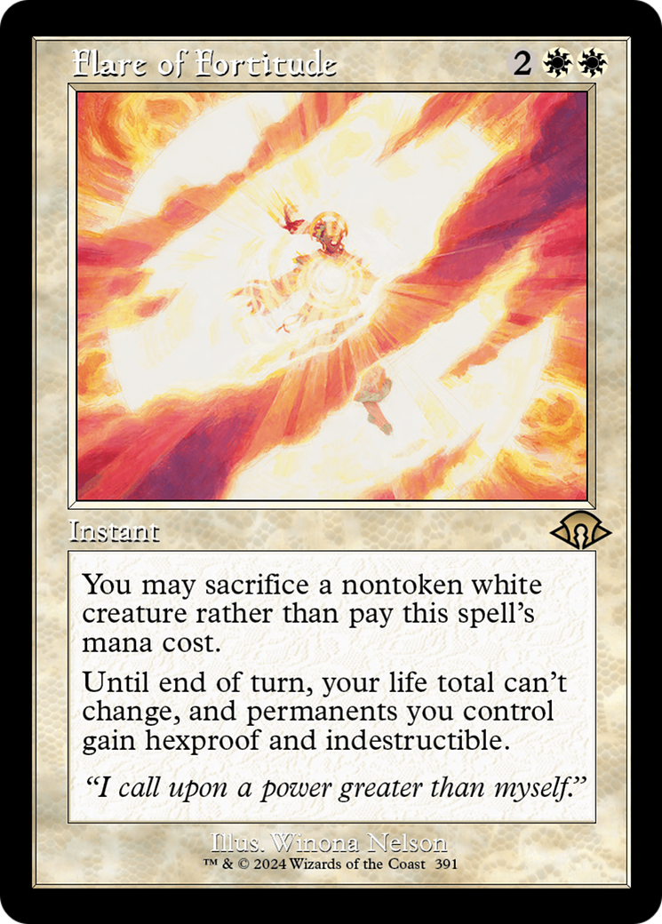 Image of Flare of Fortitude (Retro Frame) (MH3-391) - Modern Horizons 3