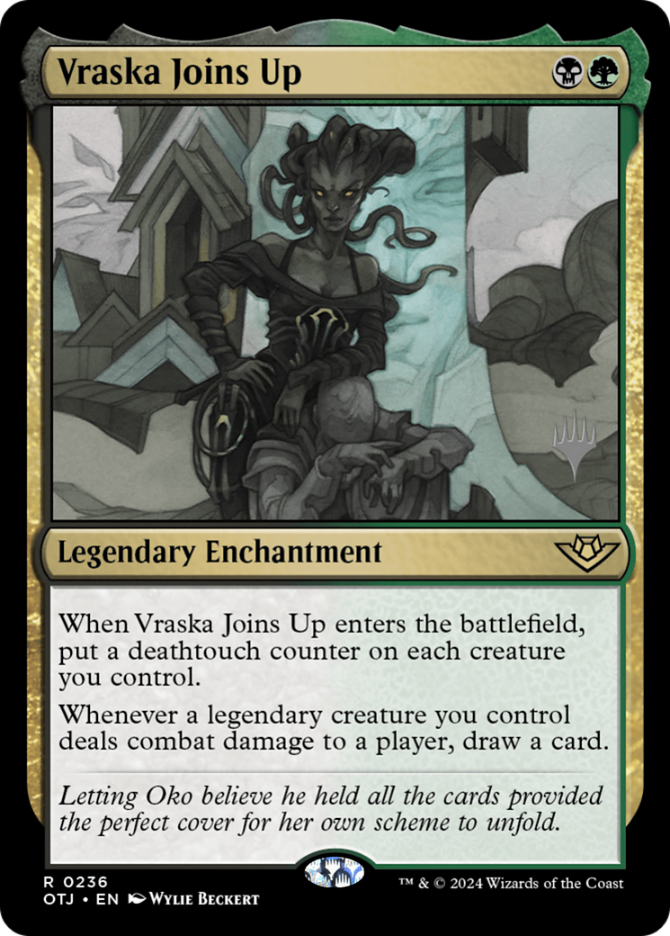 Image of Vraska Joins Up (PPOTJ-236) - Outlaws of Thunder Junction Promos Foil