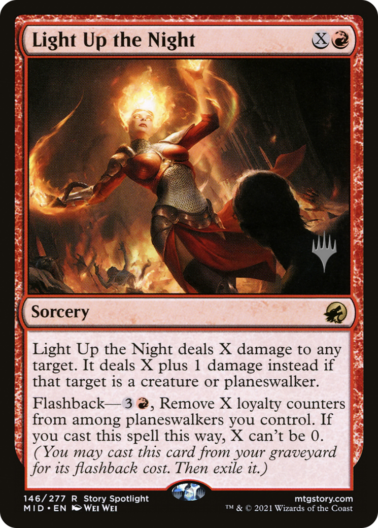 Image of Light Up the Night (PPMID-146) - Innistrad: Midnight Hunt Promos