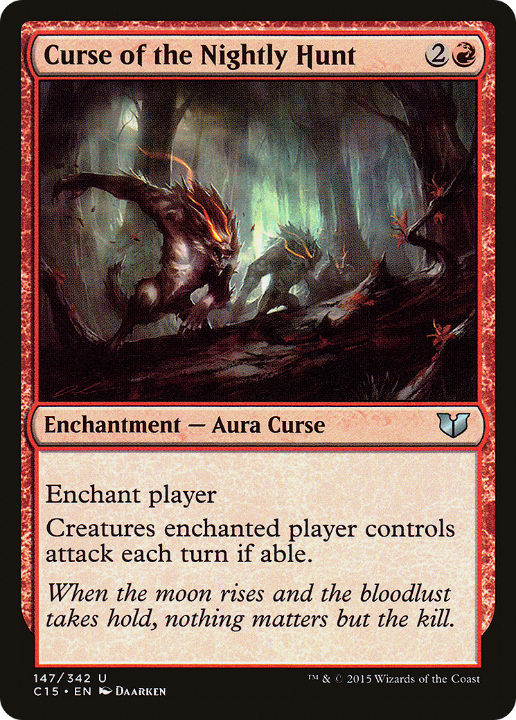 Image of Curse of the Nightly Hunt (C15-147) - Commander 2015