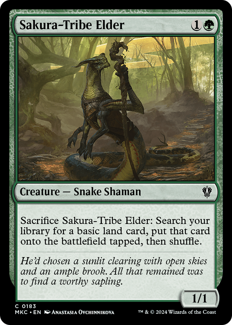 Image of Sakura-Tribe Elder (MKC-183) - Murders at Karlov Manor Commander