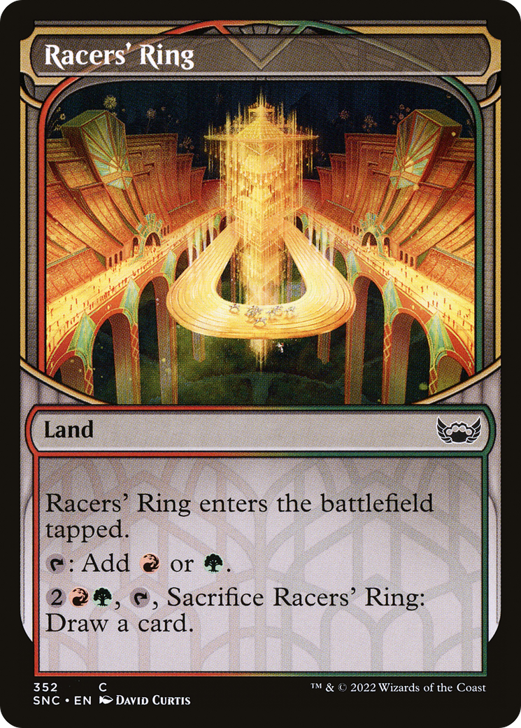 Image of Racers' Ring (Showcase) (SNC-352) - Streets of New Capenna: (Showcase) Foil