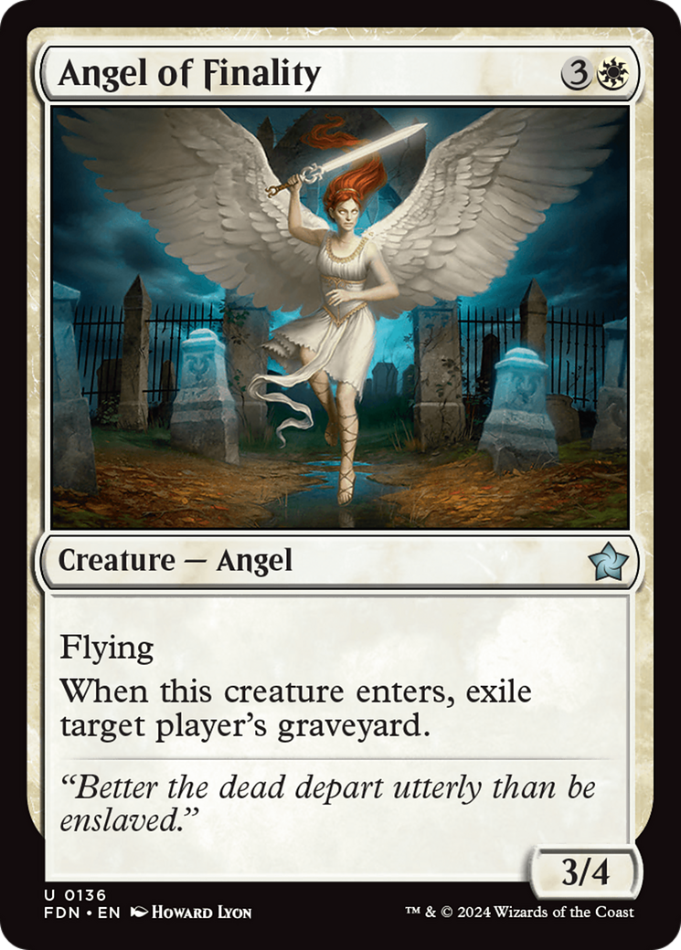 Image of Angel of Finality (FDN-136) - Foundations