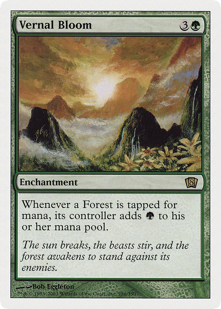 Image of Vernal Bloom (8ED-286) - 8th Edition Foil
