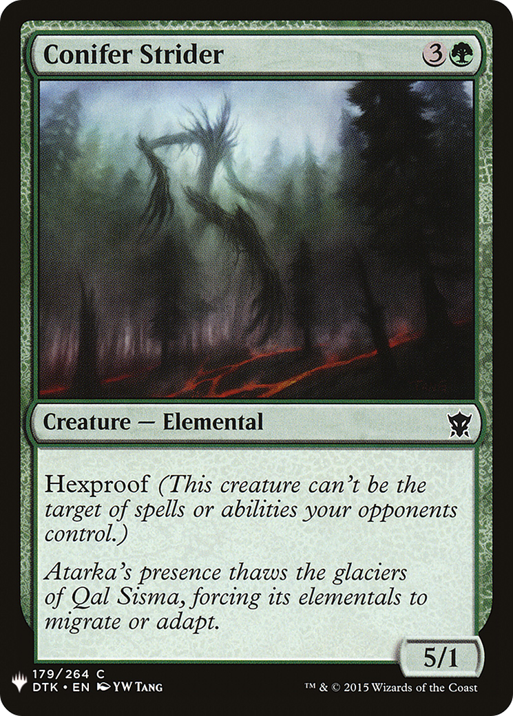 Image of Conifer Strider (LIST-DTK-179) - The List