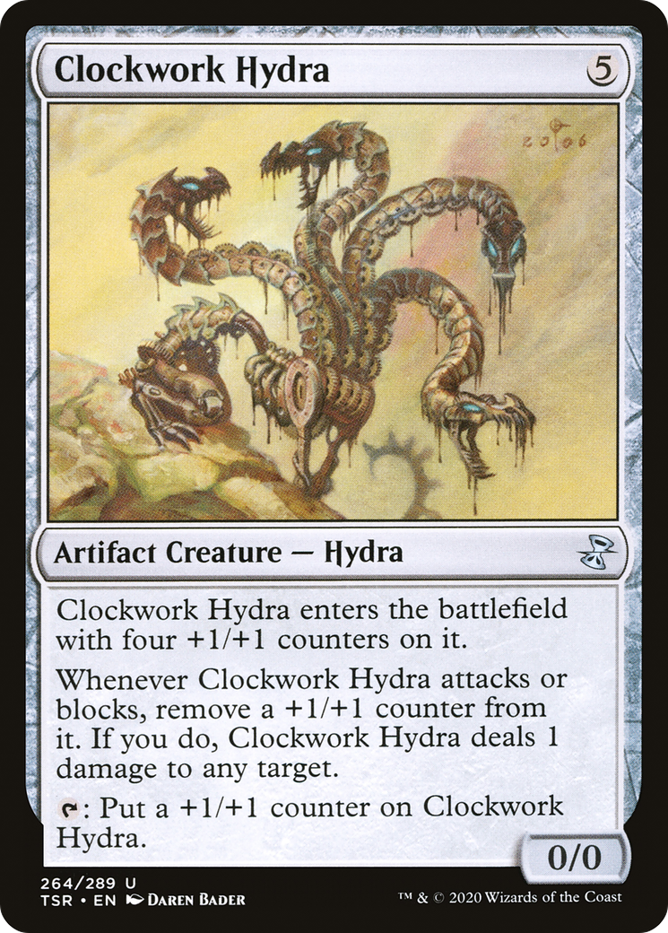 Image of Clockwork Hydra (TSR-264) - Time Spiral Remastered Foil