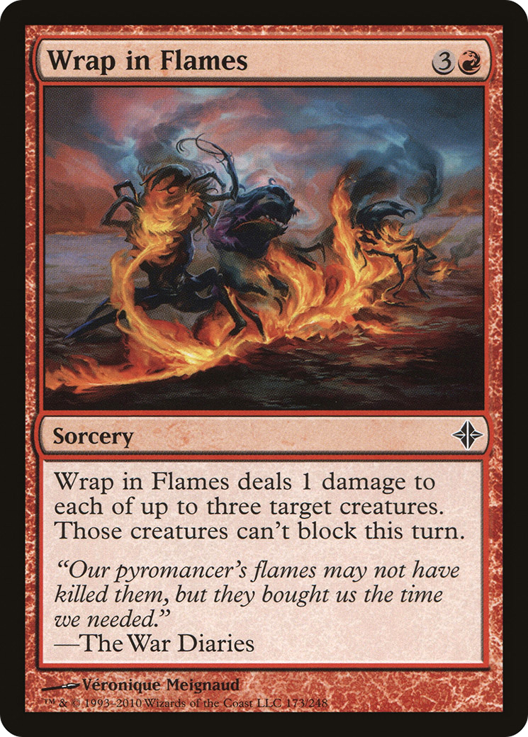 Image of Wrap in Flames (ROE-173) - Rise of the Eldrazi Foil