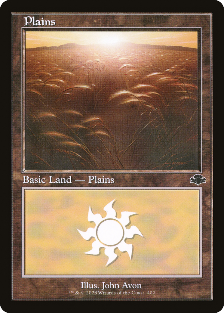 Image of Plains (402) (Retro Frame) (DMR-402) - Dominaria Remastered