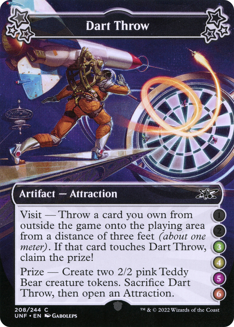Image of Dart Throw (3-4-5-6) (UNF-208) - Unfinity