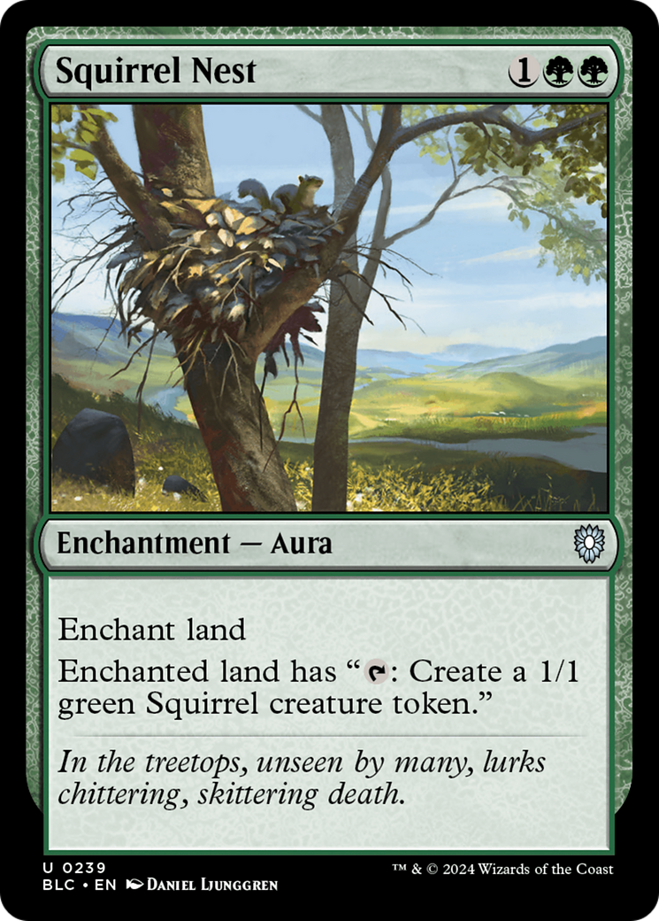 Image of Squirrel Nest (BLC-239) - Bloomburrow Commander