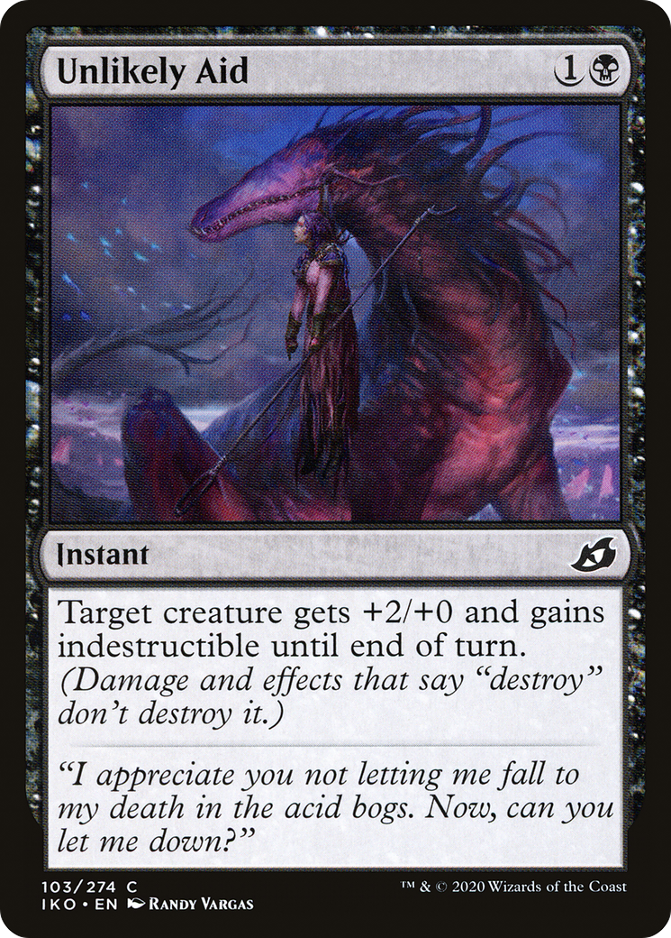 Image of Unlikely Aid (IKO-103) - Ikoria: Lair of Behemoths Foil