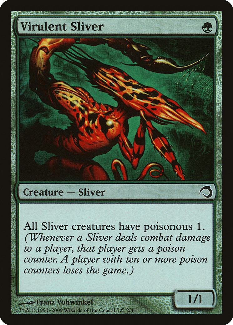 Image of Virulent Sliver (PDS-002) - Premium Deck Series: Slivers Foil