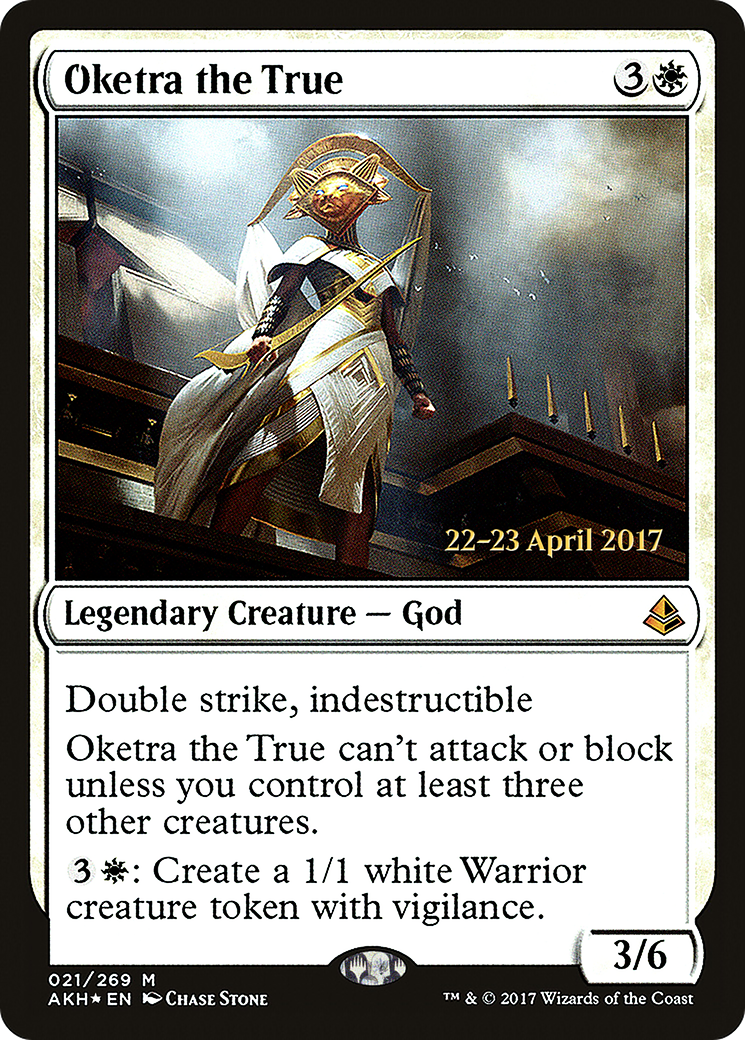 Image of Oketra the True (PRE-021) - Amonkhet Promos Foil