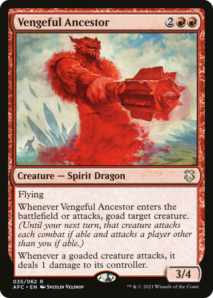 Image of Vengeful Ancestor (AFC-035) - Forgotten Realms Commander