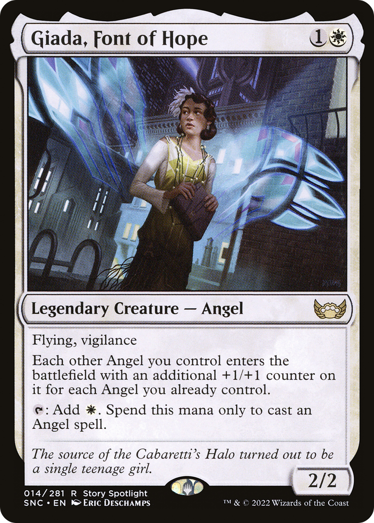 Image of Giada, Font of Hope (SNC-014) - Streets of New Capenna Foil