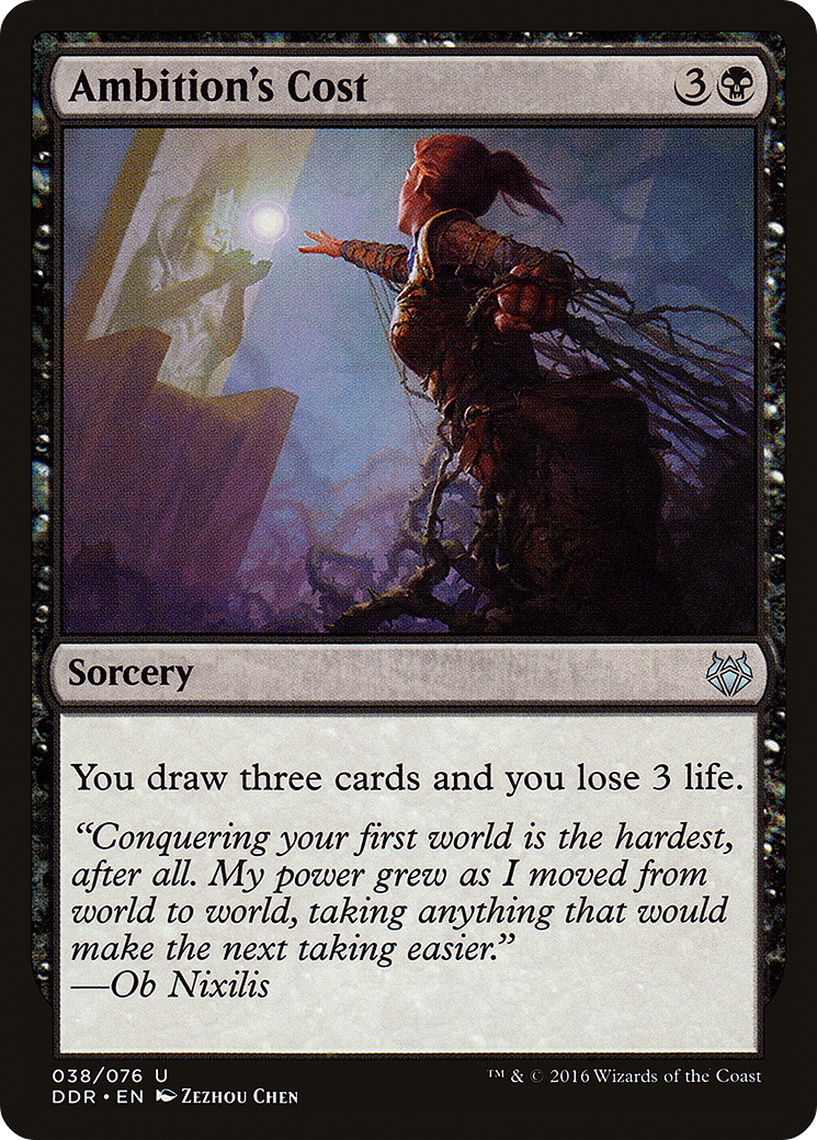Image of Ambition's Cost (DDR-038) - Duel Decks: Nissa vs. Ob Nixilis