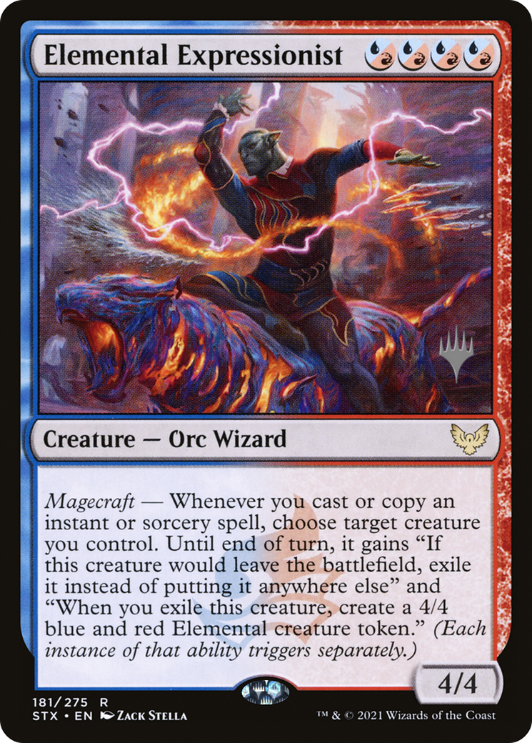 Image of Elemental Expressionist (PPSTX-181P) - Strixhaven: School of Mages Promos