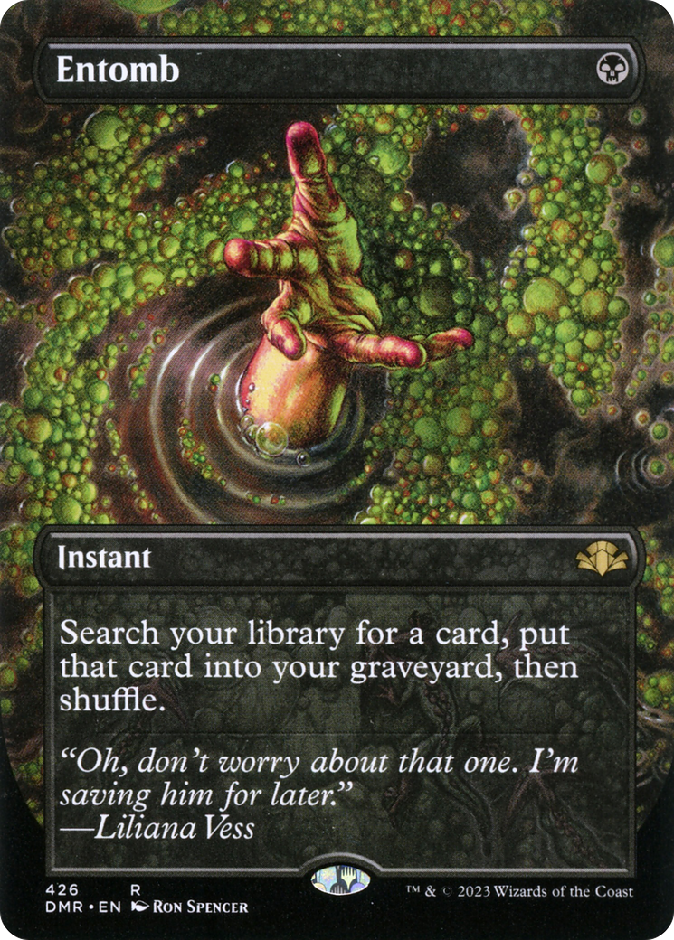 Image of Entomb (Borderless) (DMR-426) - Dominaria Remastered (Borderless)