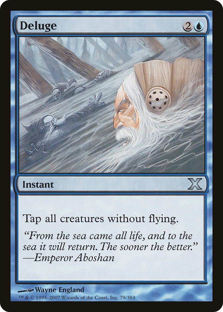 Image of Deluge (10E-079) - Tenth Edition Foil