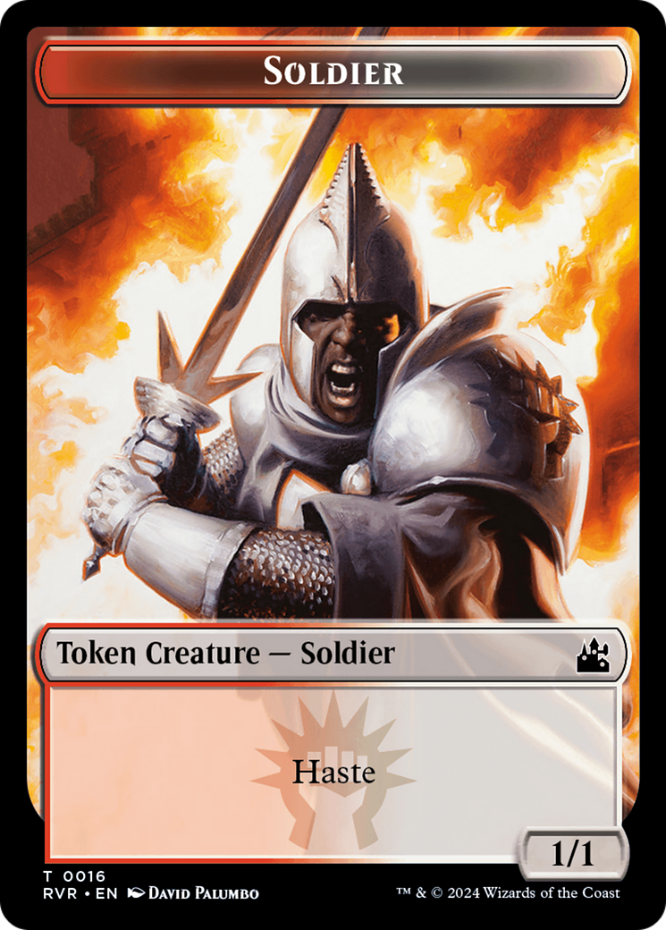Image of Soldier (TRVR-016) - Ravnica Remastered Tokens Foil