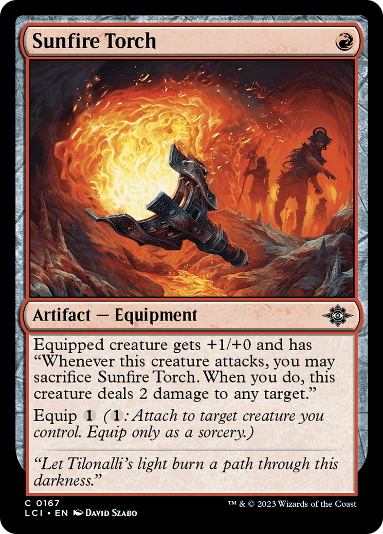 Image of Sunfire Torch (LCI-167) - The Lost Caverns of Ixalan Foil