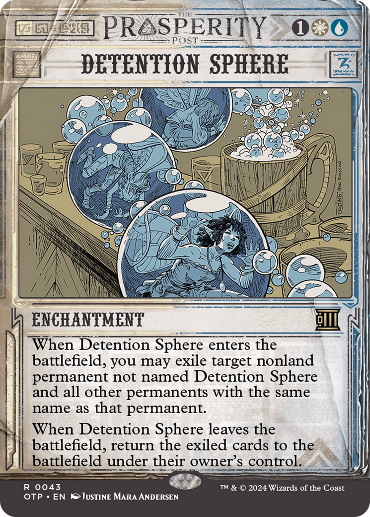 Image of Detention Sphere (OTP-043) - Breaking News: (Showcase) (Borderless) Foil