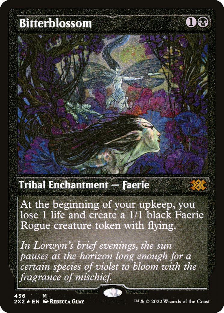 Image of Bitterblossom (2X2-436) - Double Masters 2022 Foil