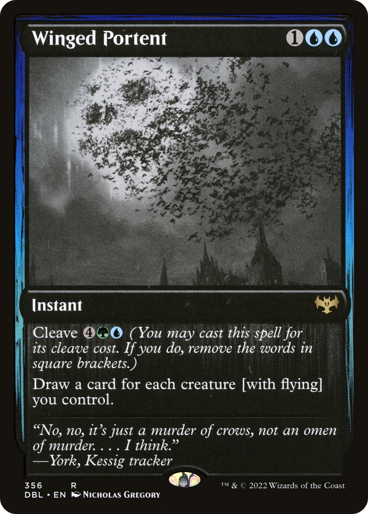 Image of Winged Portent (DBL-356) - Innistrad: Double Feature Foil