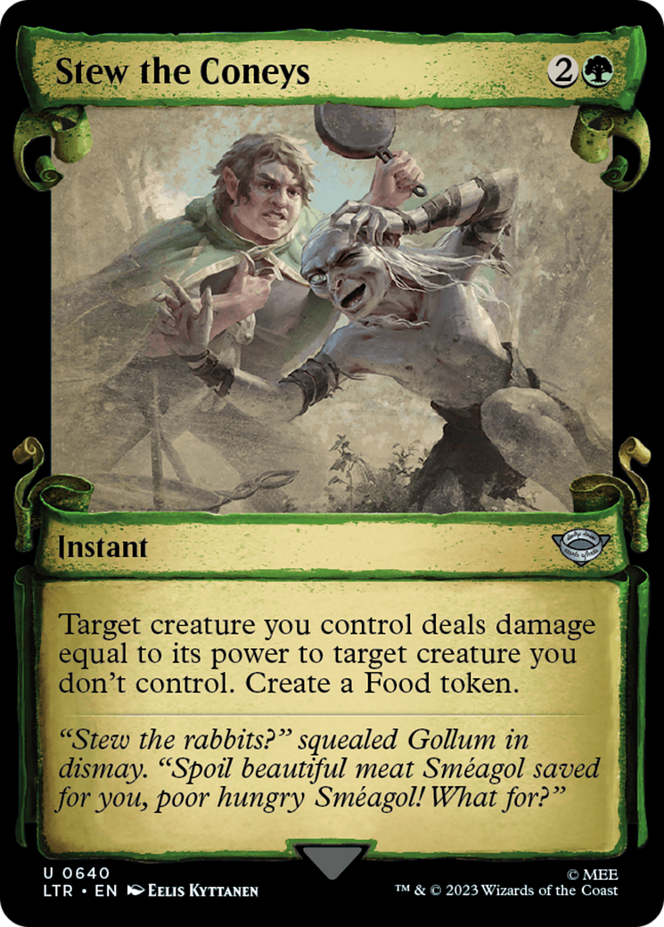 Image of Stew the Coneys (Showcase Scrolls) (LTR-640) - The Lord of the Rings: Tales of Middle-earth: (Showcase) Foil