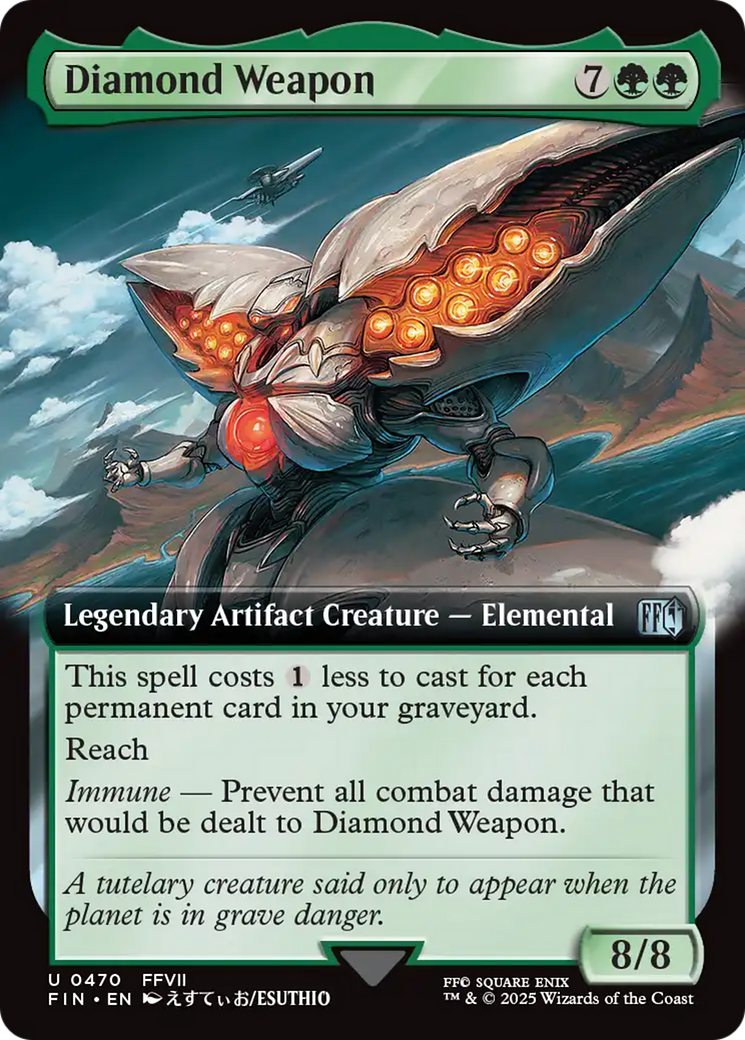 Image of Diamond Weapon (Extended Art) (FIN-470) - FINAL FANTASY: (Extended Art)