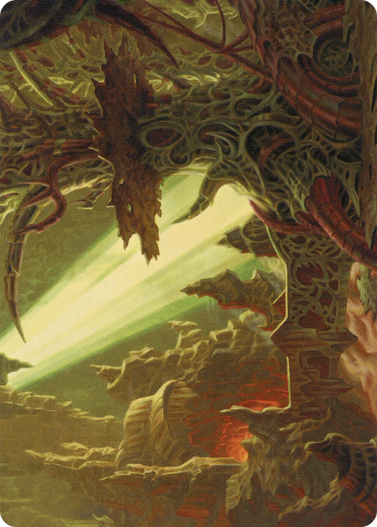 Image of Darkmoss Bridge // Darkmoss Bridge (AMH2-072) - Modern Horizons 2 Art Series (Borderless)