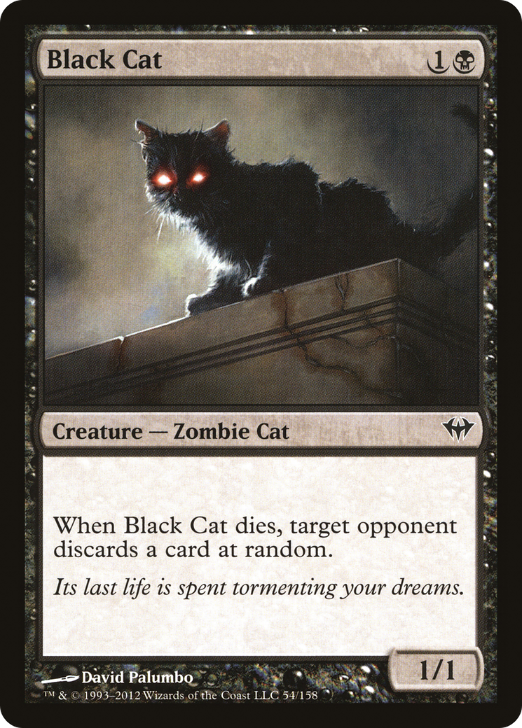 Image of Black Cat (DKA-054) - Dark Ascension Foil