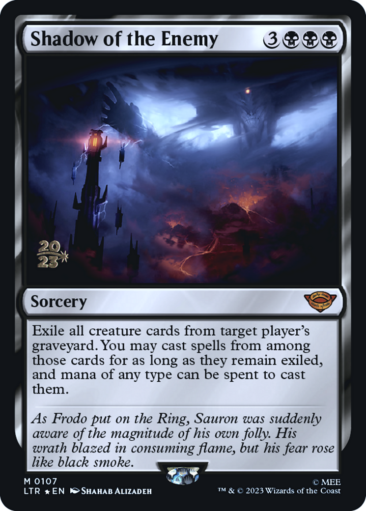 Image of Shadow of the Enemy (PRE-107) - Tales of Middle-earth Promos Foil