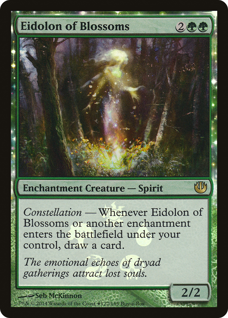 Image of Eidolon of Blossoms (BABP-122) - Journey into Nyx Promos: (enchantment) Foil