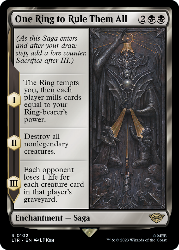 Image of One Ring to Rule Them All (LTR-102) - The Lord of the Rings: Tales of Middle-earth