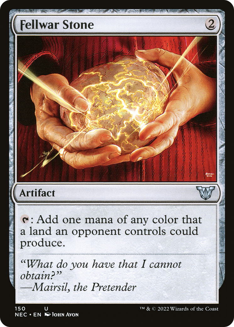 Image of Fellwar Stone (NEC-150) - Neon Dynasty Commander