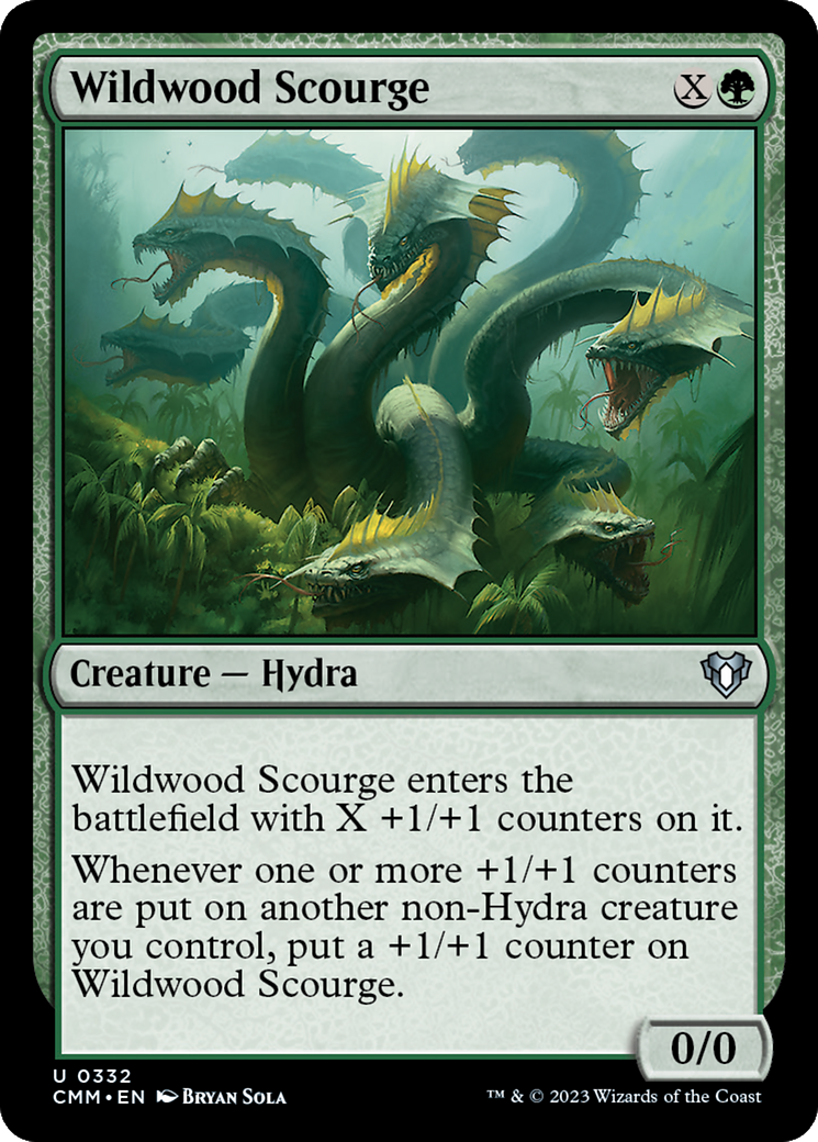 Image of Wildwood Scourge (CMM-332) - Commander Masters