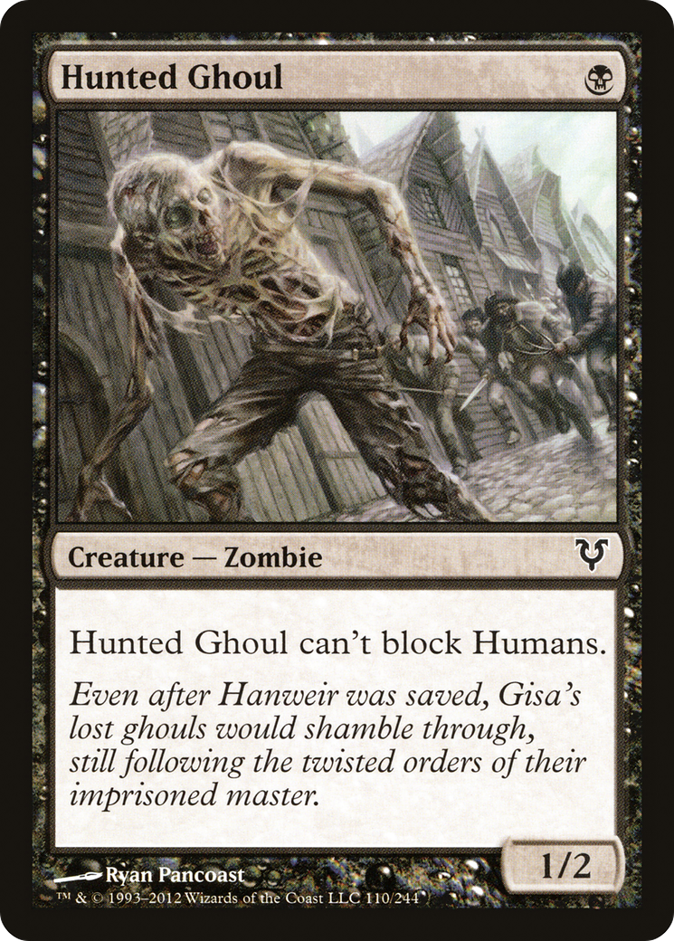 Image of Hunted Ghoul (AVR-110) - Avacyn Restored Foil