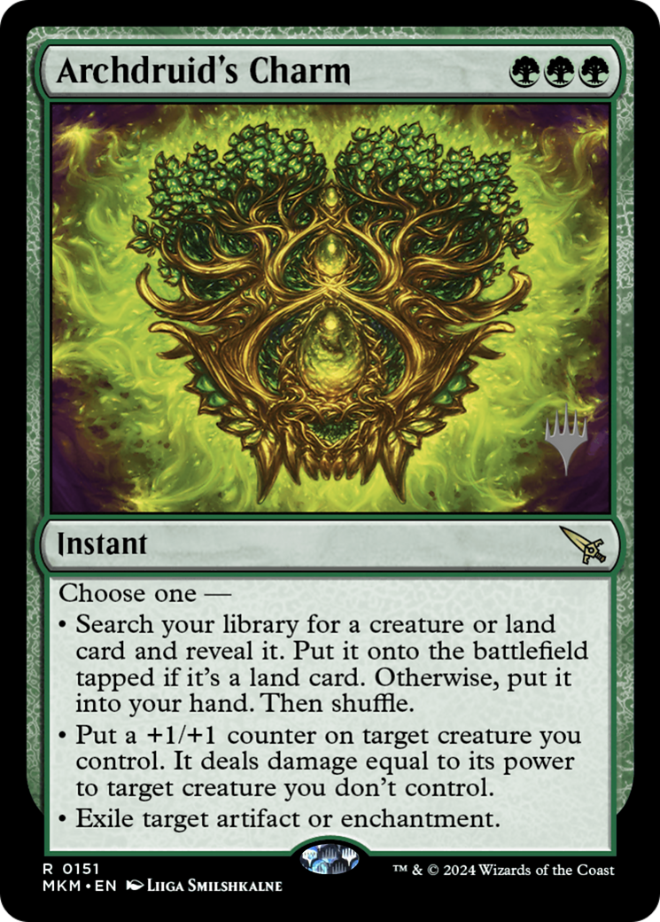 Image of Archdruid's Charm (PPMKM-151) - Murders at Karlov Manor Promos