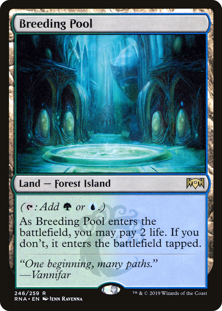 Image of Breeding Pool (RNA-246) - Ravnica Allegiance