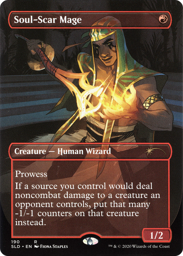 Image of Soul-Scar Mage (SLD-190) - Secret Lair Drop (Borderless)