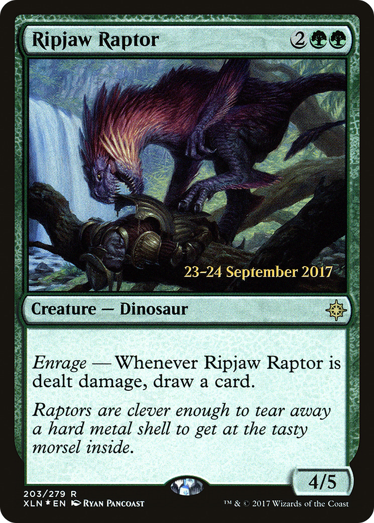 Image of Ripjaw Raptor (PRE-203S) - Ixalan Promos Foil