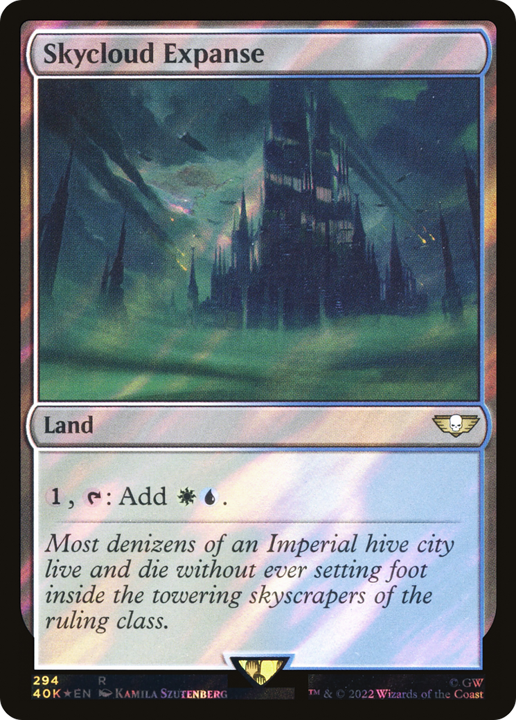Image of Skycloud Expanse (Surge Foil) (40K-294) - Warhammer 40,000 Commander Foil