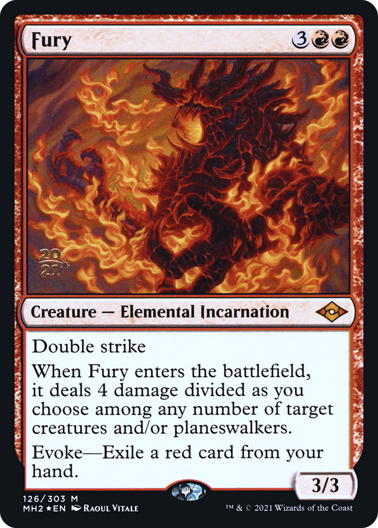 Image of Fury (PRE-126) - Modern Horizons 2 Promos Foil