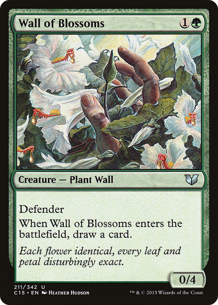 Image of Wall of Blossoms (C15-211) - Commander 2015