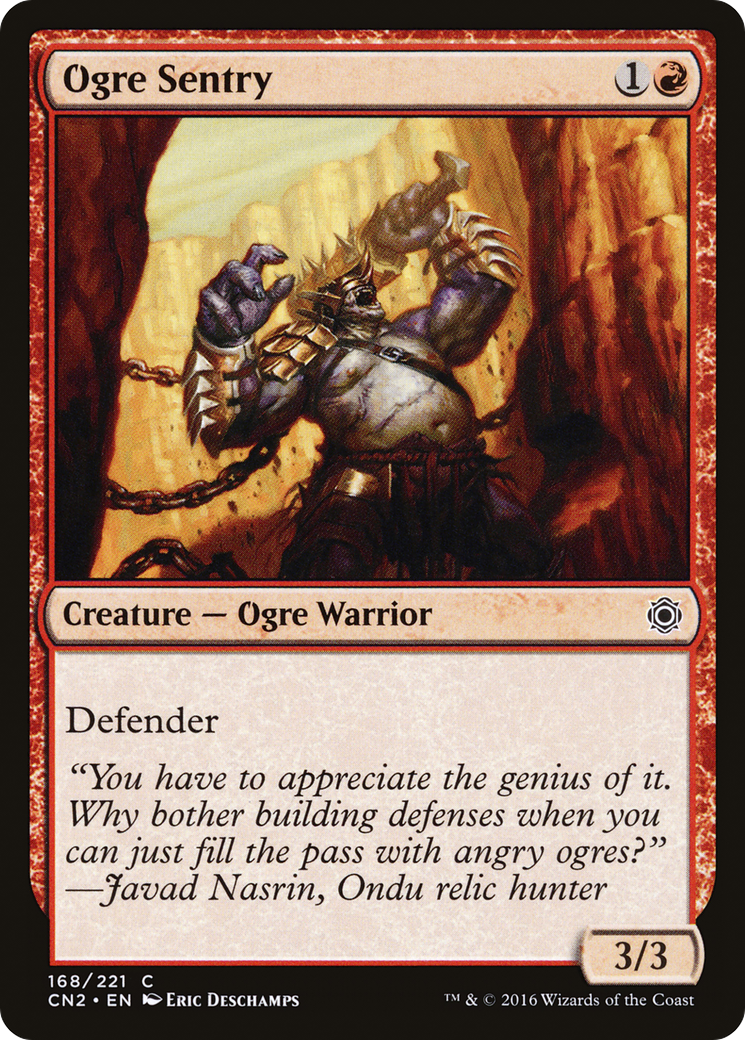 Image of Ogre Sentry (CN2-168) - Conspiracy: Take the Crown Foil
