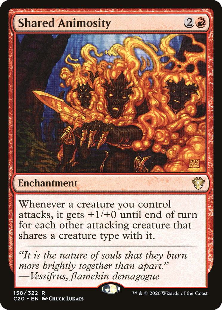 Image of Shared Animosity (C20-158) - Commander 2020