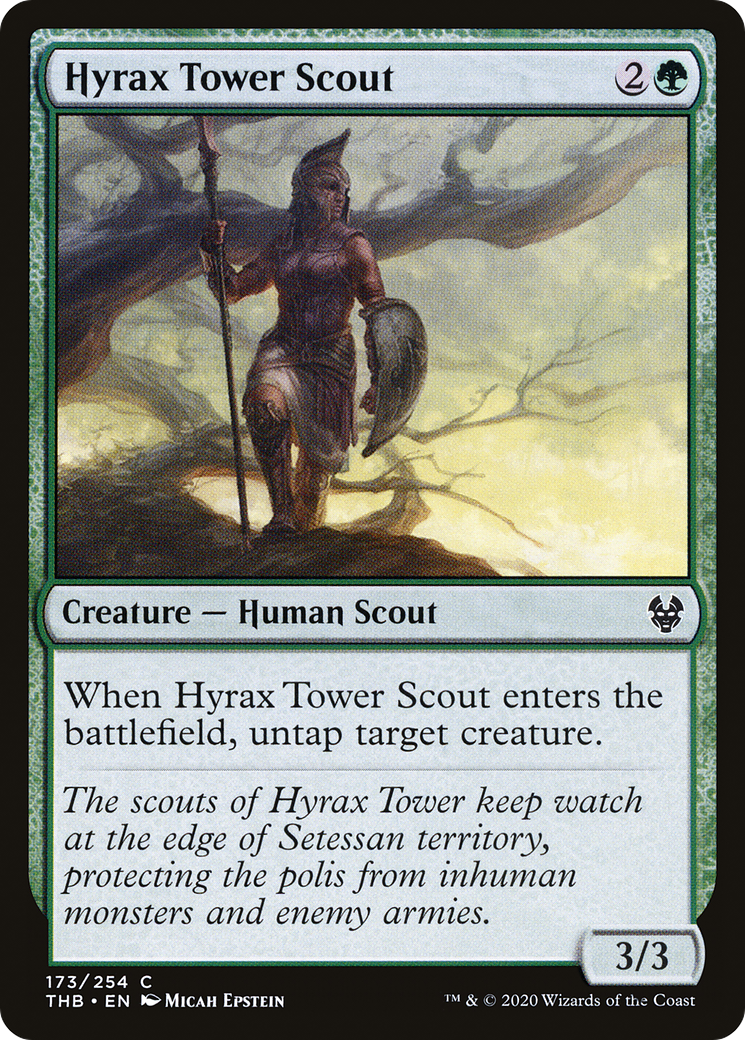 Image of Hyrax Tower Scout (THB-173) - Theros Beyond Death Foil