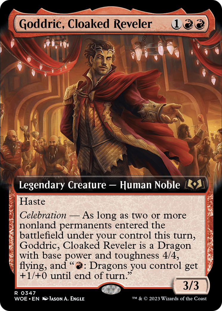 Image of Goddric, Cloaked Reveler (Extended Art) (WOE-347) - Wilds of Eldraine: (Extended Art) Foil